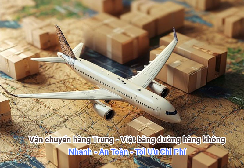 Vận chuyển hàng Trung - Việt bằng đường hàng không: Nhanh - An Toan - Tối ưu chi phí