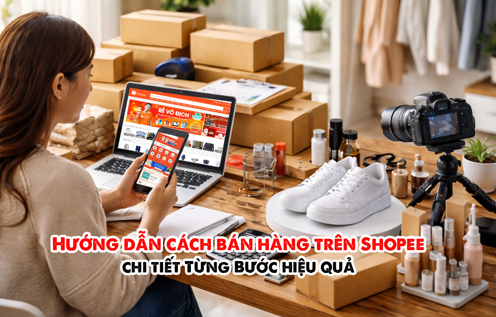 Cách bán hàng trên Shopee từ A-Z hiệu quả cho người mới 2026