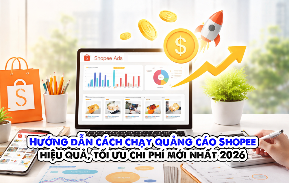 Hướng dẫn cách chạy quảng cáo Shopee hiệu quả, tối ưu chi phí mới nhất 2026