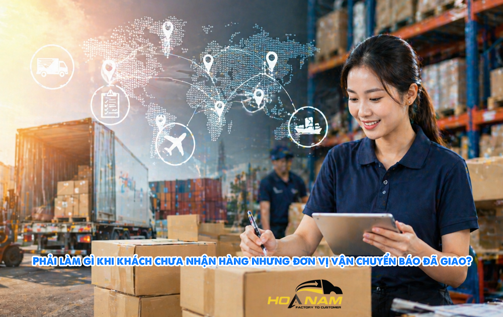 Phải làm gì khi khách chưa nhận hàng nhưng đơn vị vận chuyển báo đã giao?