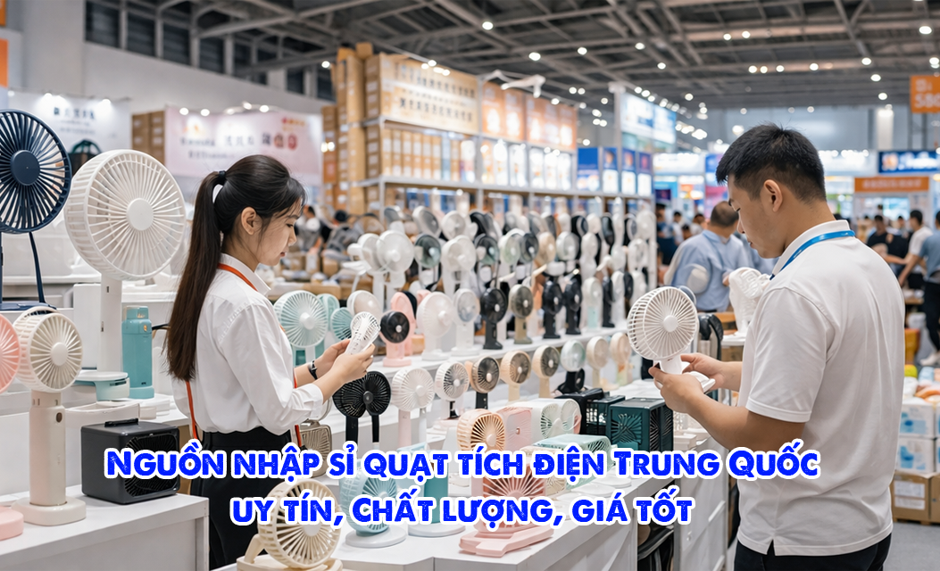 Nguồn nhập sỉ quạt tích điện Trung Quốc uy tín, giá tốt 2026