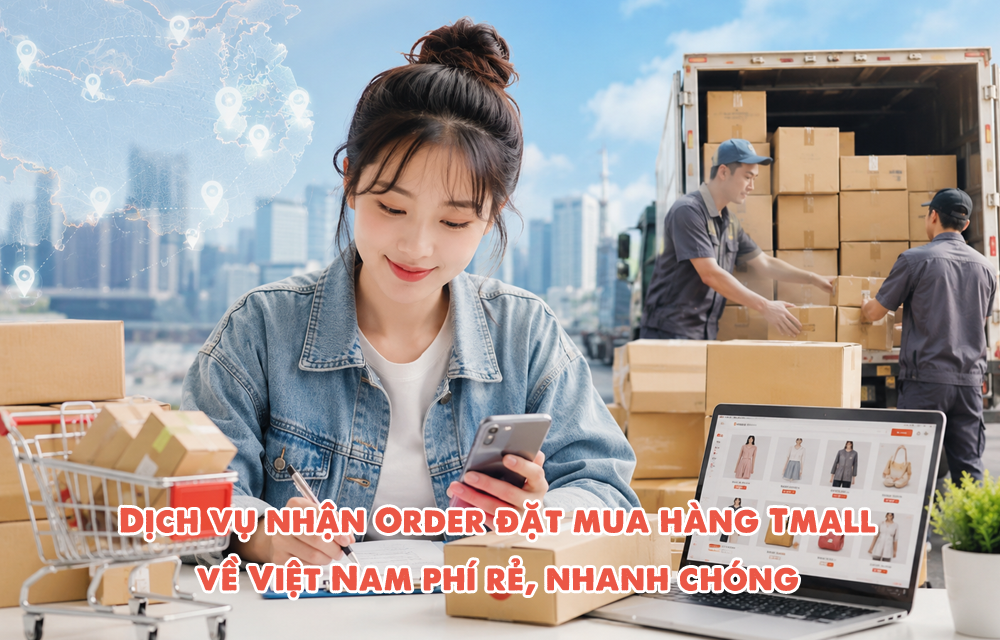 Dịch vụ nhận đặt mua hàng Tmall về Việt Nam phí rẻ, nhanh chóng