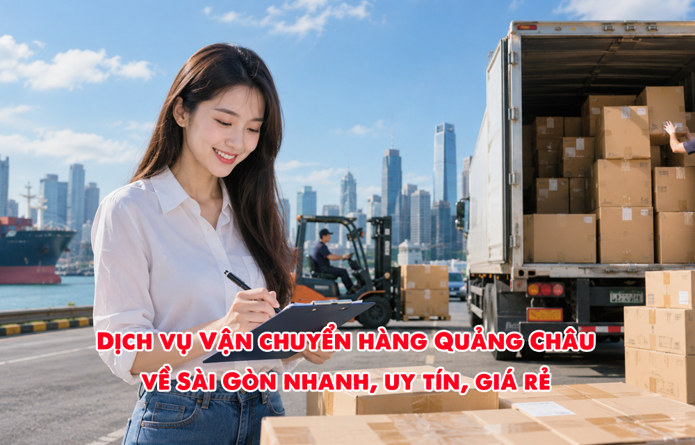 Dịch vụ Vận chuyển hàng Quảng Châu về Sài Gòn nhanh, uy tín, giá rẻ