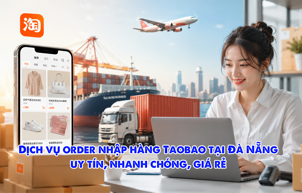 Dịch vụ order nhập hàng Taobao tại Đà Nẵng uy tín, nhanh chóng, giá rẻ