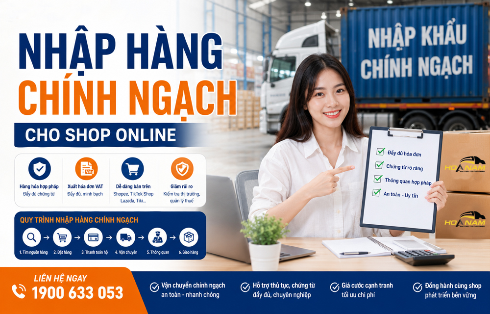 Nhập Hàng Chính Ngạch Cho Shop Online: Hướng Dẫn Từ A-Z Giúp Kinh Doanh Bền Vững