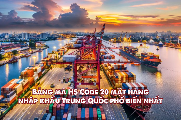 Bảng mã HS Code 20 mặt hàng nhập khẩu Trung Quốc phổ biến nhất 2026