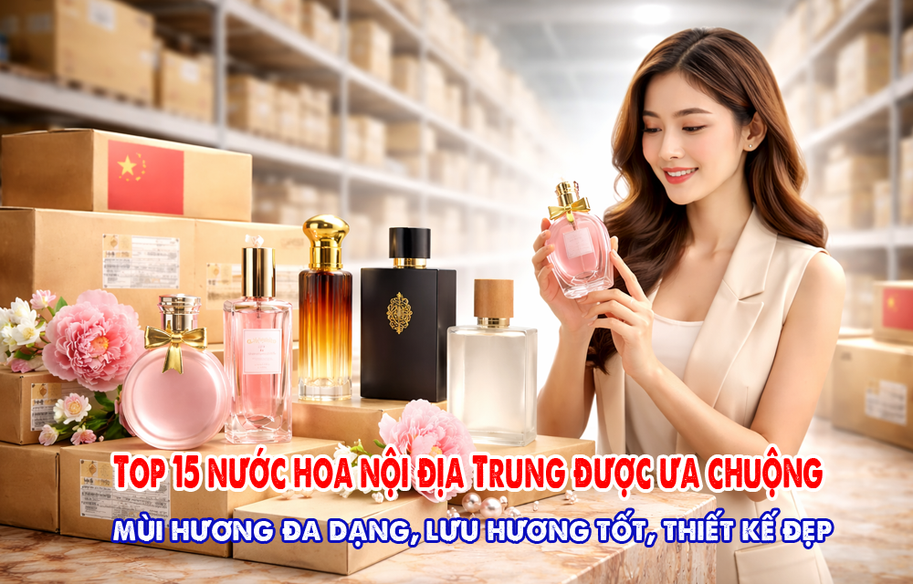 Top 15 nước hoa nội địa Trung Quốc thơm lâu, dễ bán, giá tốt
