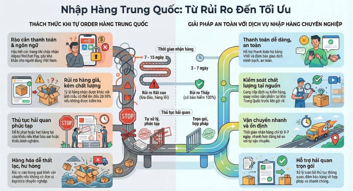 Order nhập hàng trung quốc