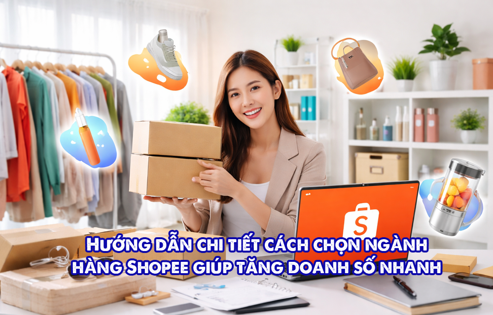 Các cách chọn ngành hàng Shopee giúp tăng doanh số nhanh