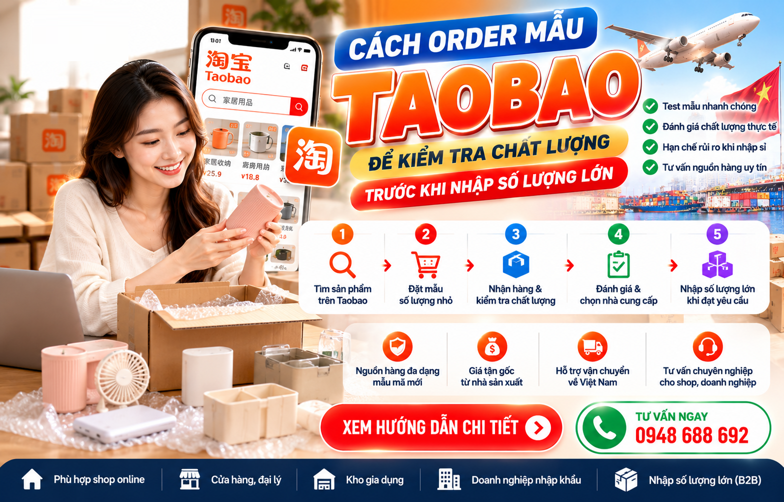 Cách Order Taobao Ship Thẳng về Việt Nam