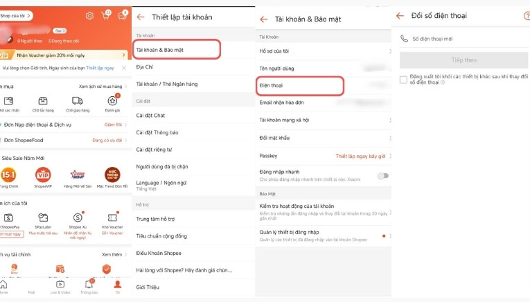 Số ĐT đã được dùng để đăng kí tài khoản Shopee khác - Cách xử lý