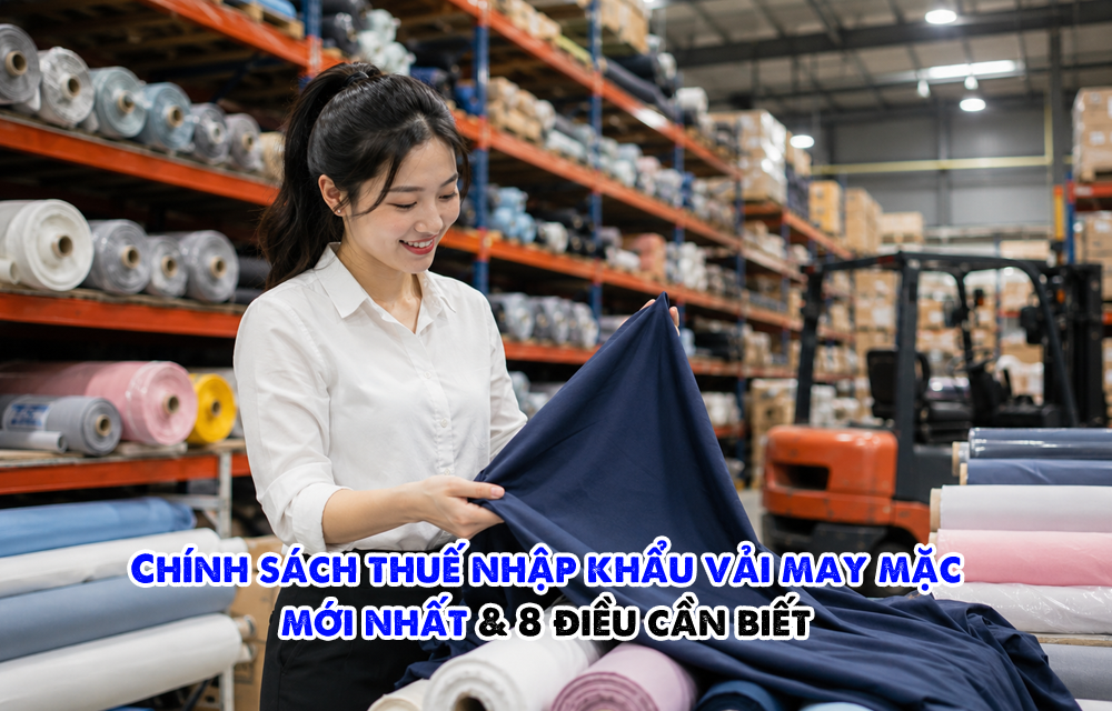 Chính sách thuế nhập khẩu vải may mặc mới nhất & 8 điều cần biết