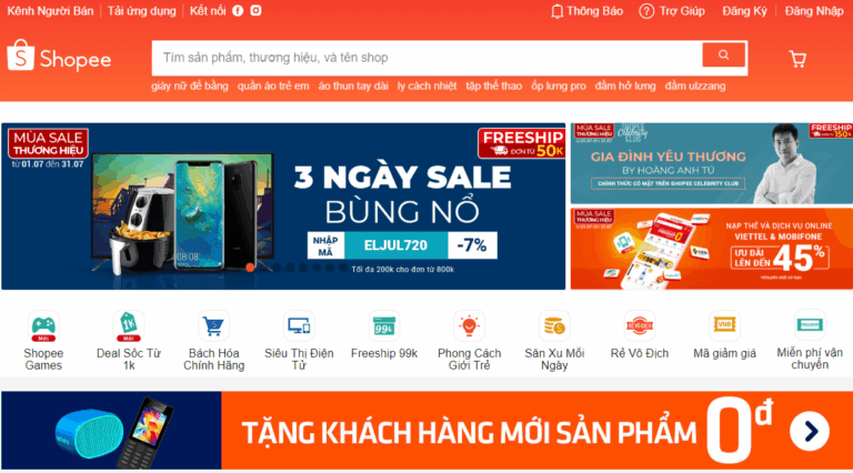 ơ chế đề xuất của Shopee