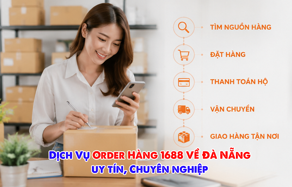 Dịch vụ order 1688 tại Đà Nẵng uy tín, giá tốt, hàng về nhanh
