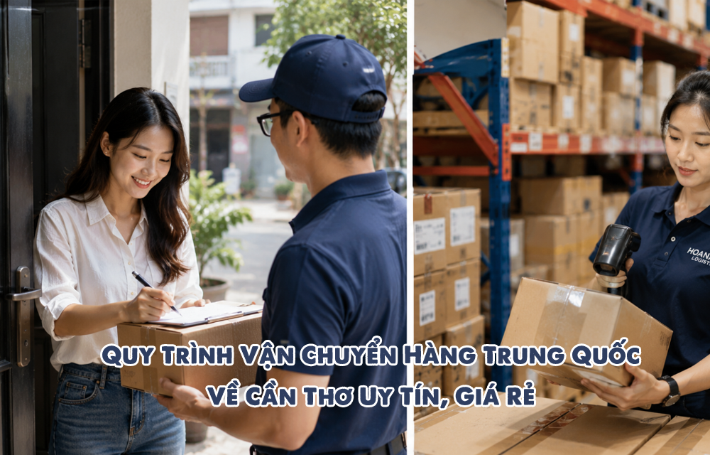 Quy trình vận chuyển hàng từ Trung Quốc về Cần Thơ