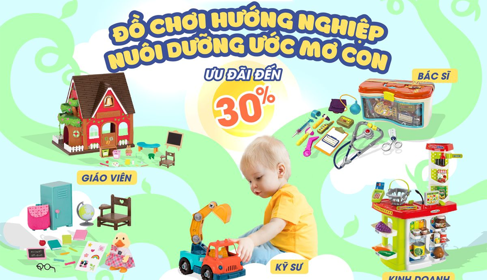 Đồ chơi hướng nghiệp cho bé