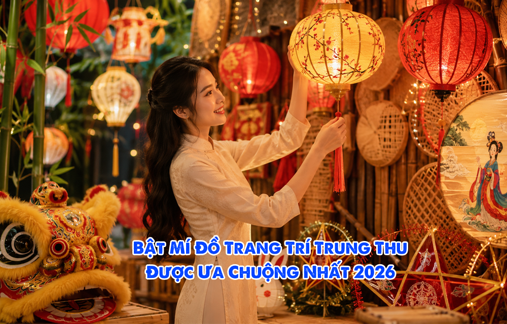 Bật Mí Đồ Trang Trí Trung Thu Được Ưa Chuộng Nhất 2026