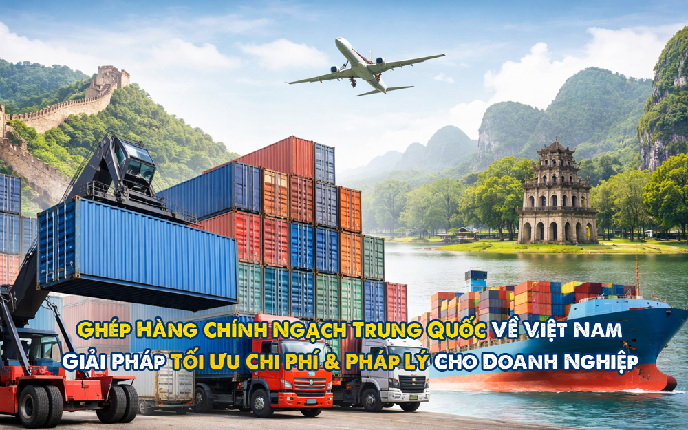 Ghép Hàng Chính Ngạch Trung Quốc Về Việt Nam Uy Tín