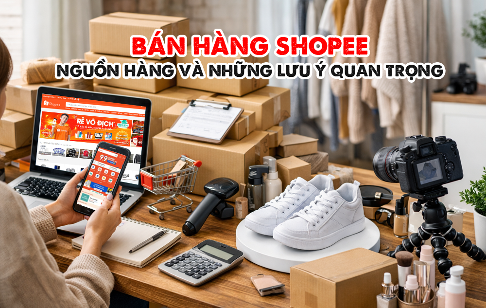 Cách bán hàng trên Shopee từ A-Z hiệu quả cho người mới 2026