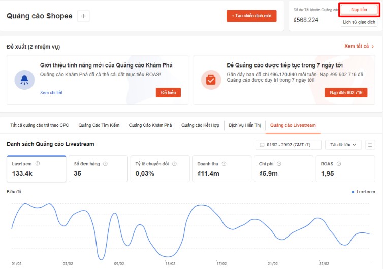 Hướng dẫn chạy Shopee Ads
