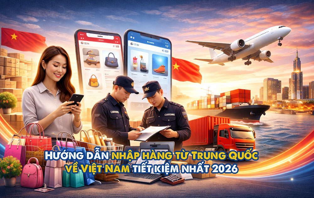 Hướng dẫn nhập hàng từ Trung Quốc về Việt Nam tiết kiệm nhất 2026