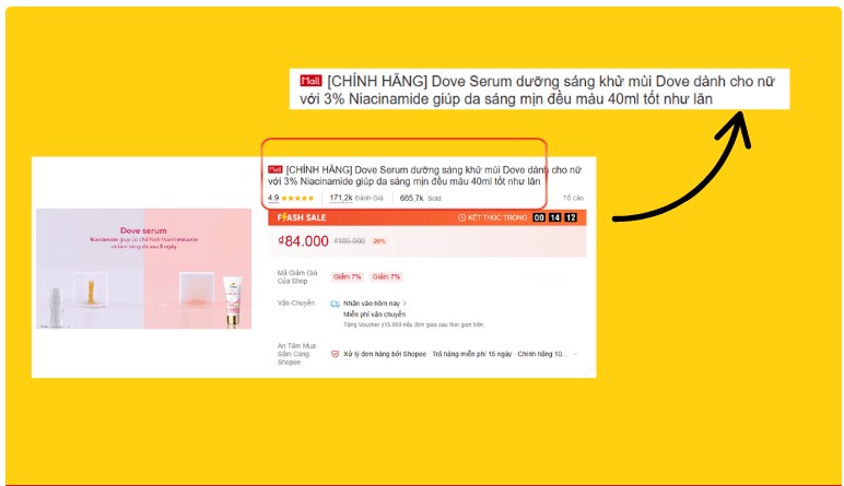 Tối ưu tiêu đề sản phẩm theo từ khóa người dùng tìm kiếm