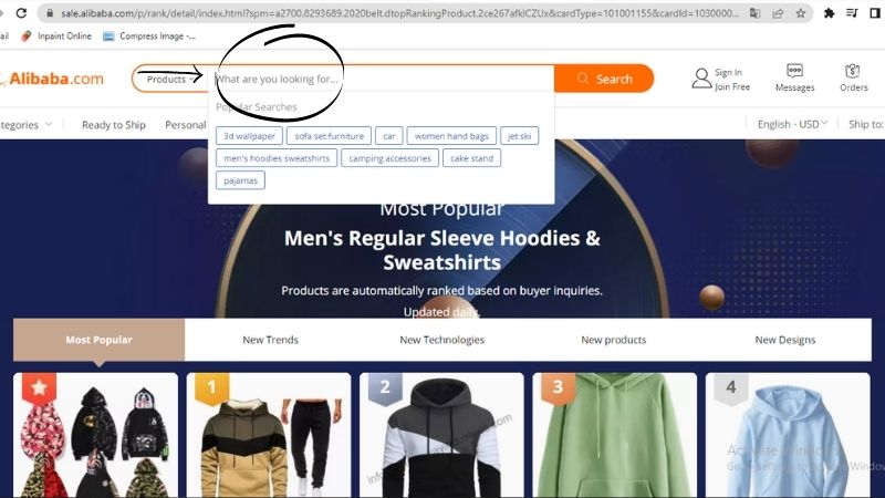 Các bước tự order Alibaba