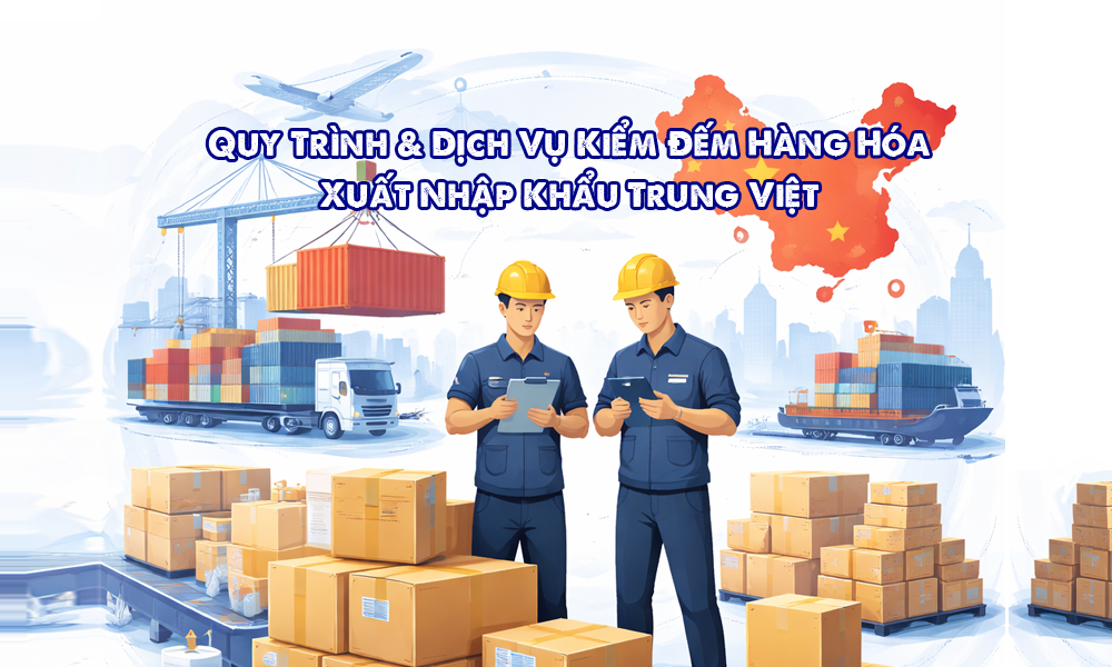 Quy Trình & Dịch Vụ Kiểm Đếm Hàng Hóa Xuất Nhập Khẩu Trung Việt