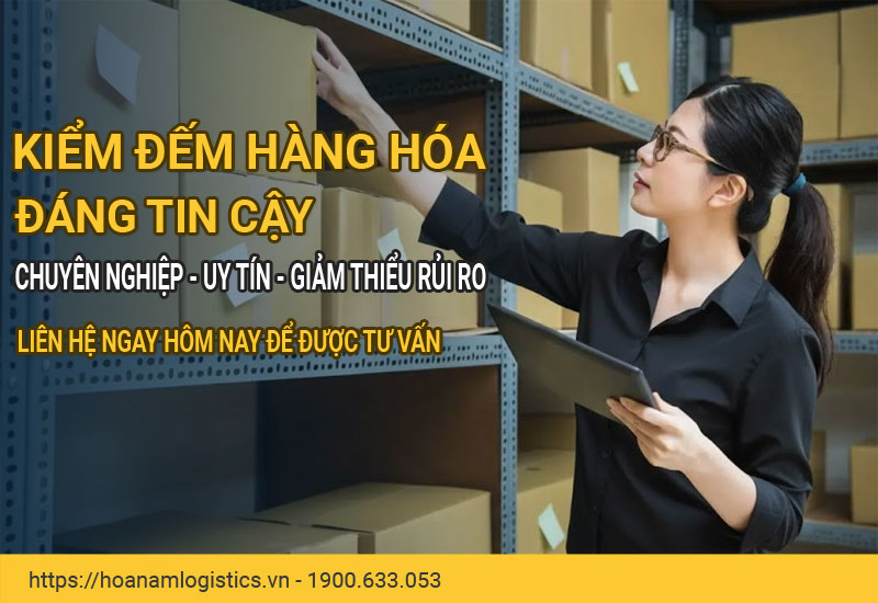 Kiểm đếm hàng hóa Hoa Nam Logistics