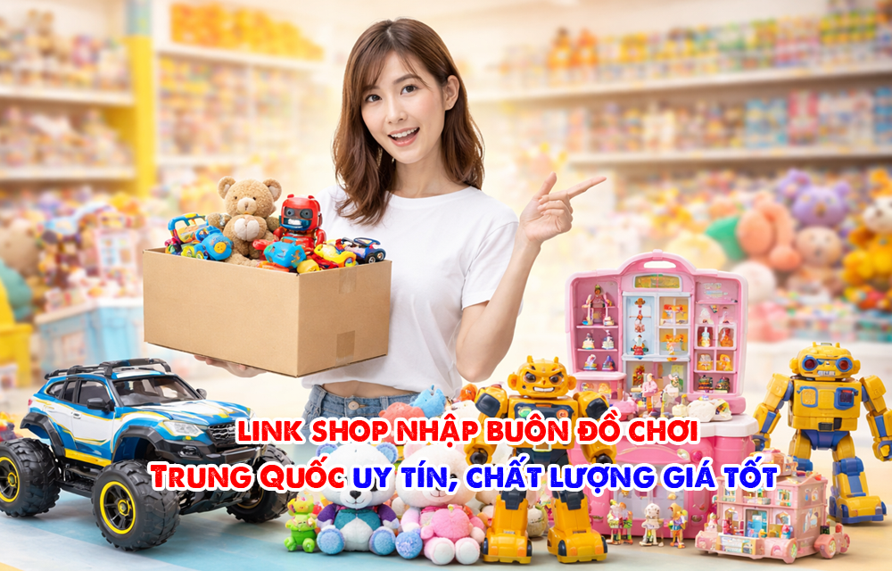 Top 30+ link shop đồ chơi trẻ em uy tín trên các trang TMĐT Trung Quốc