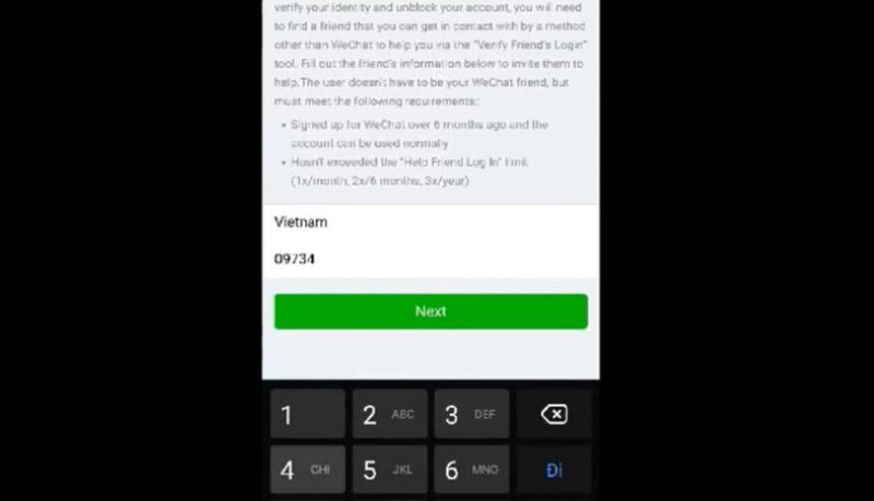 Cách mở khóa tài khoản WeChat bị chặn hiệu quả