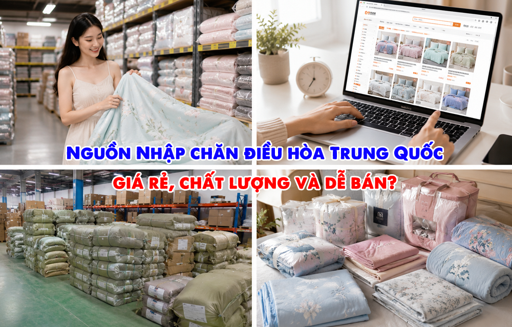 Nhập chăn điều hòa Trung Quốc ở đâu giá rẻ, chất lượng và dễ bán?