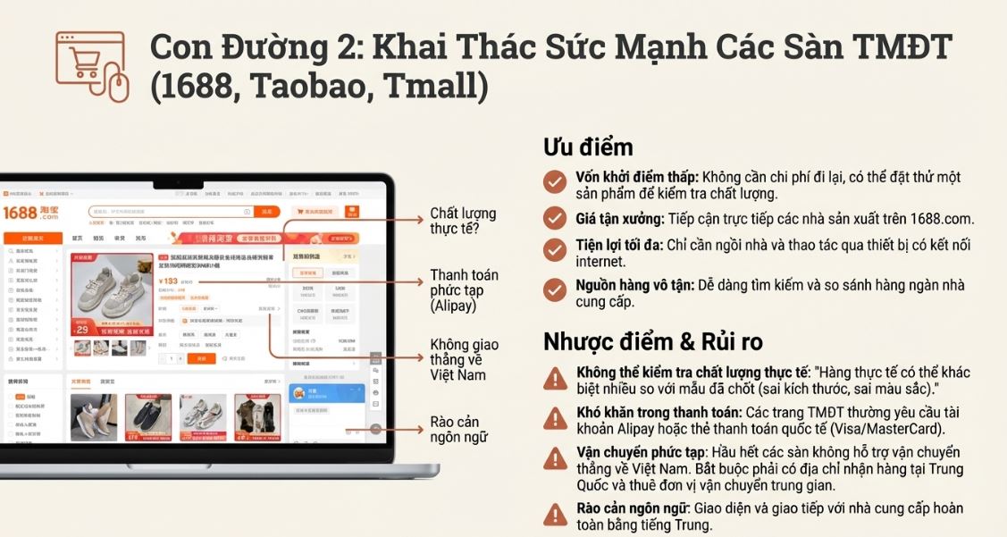 Nhập đồ nội thất Trung Quốc trên 1688, taobao, tmall,...