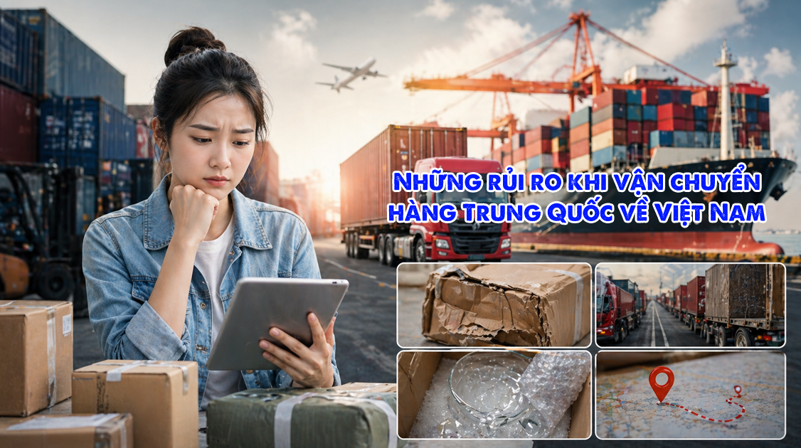 Những rủi ro khi vận chuyển hàng Trung Quốc về Việt Nam bạn phải biết