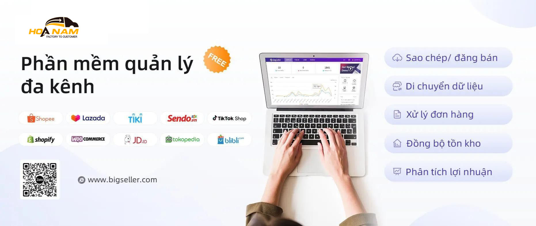 Phần mềm quản lý bán hàng Shopee