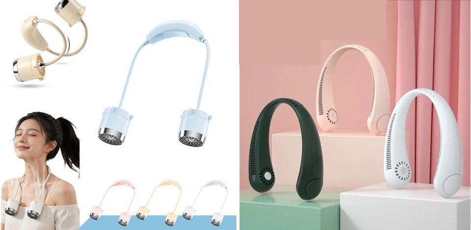 Quạt treo cổ sạc điện