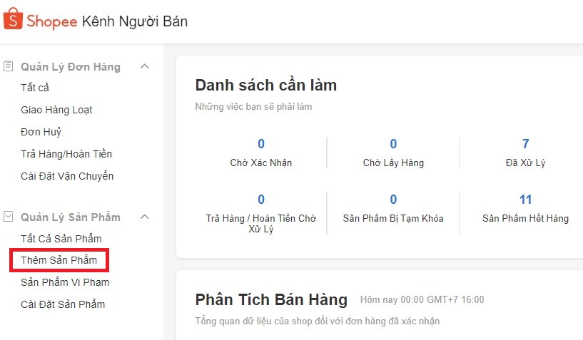 Quy trình các bước bán hàng trên shopee