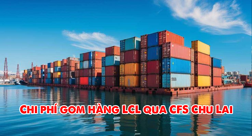 Chi phí gom hàng LCL qua CFS Chu Lai