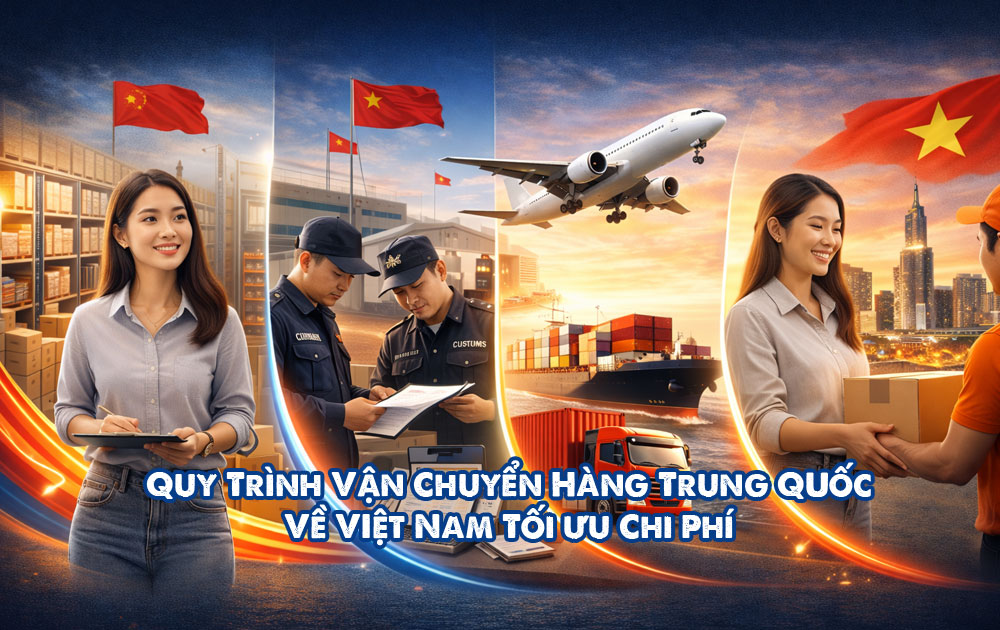 Quy trình vận chuyển hàng Trung Quốc về Việt Nam