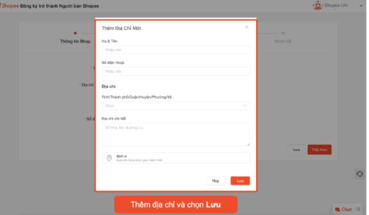 Hướng dẫn setup gian hàng Shopee mới nhất