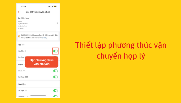 Những yếu tố quan trọng trong việc setup gian hàng Shopee