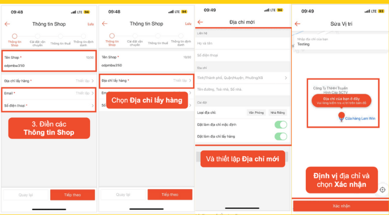 Hướng dẫn setup gian hàng Shopee mới nhất