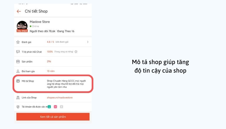 Hướng dẫn setup gian hàng Shopee mới nhất