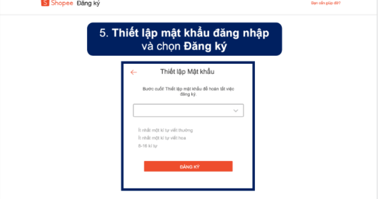 Hướng dẫn setup gian hàng Shopee mới nhất