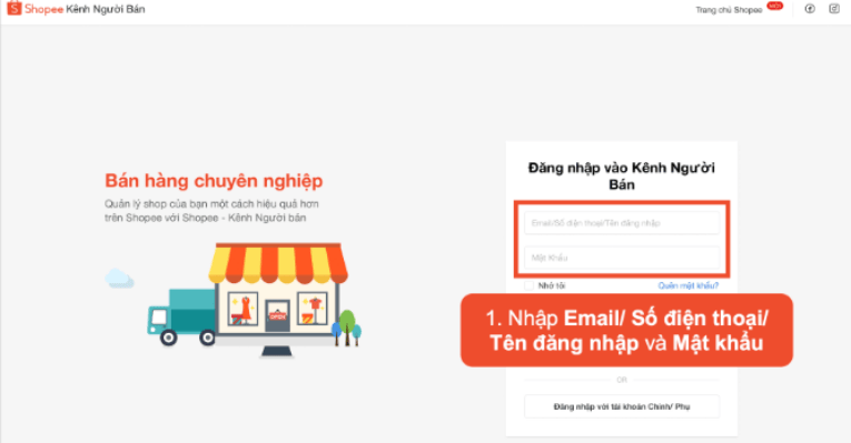 Hướng dẫn setup gian hàng Shopee mới nhất