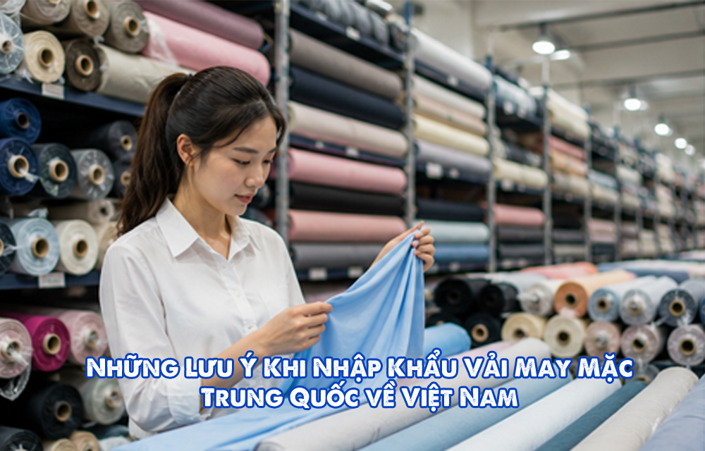 Các lưu ý quan trọng khi nhập khẩu vải may mặc 