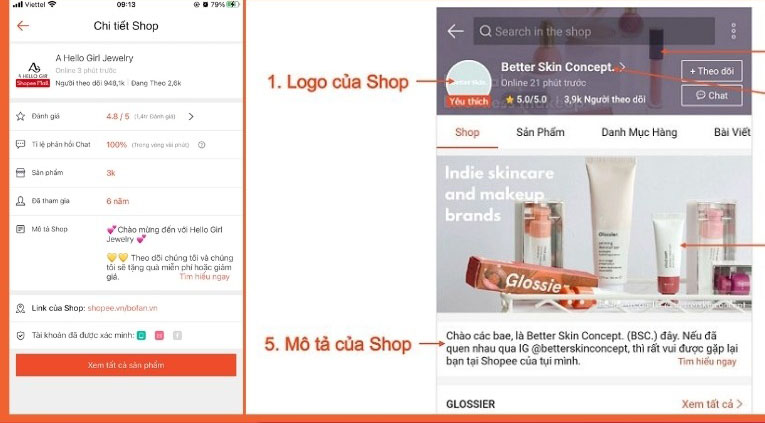 Mô tả shop trên Shopee Chuẩn SEO, tối ưu chuyển đổi