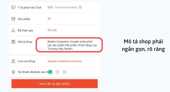 Mô tả shop trên Shopee Chuẩn SEO, tối ưu chuyển đổi