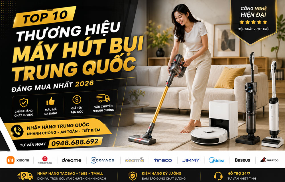 7. Nguồn nhập máy hút bụi Trung Quốc giá gốc uy tín trên Taobao, 1688