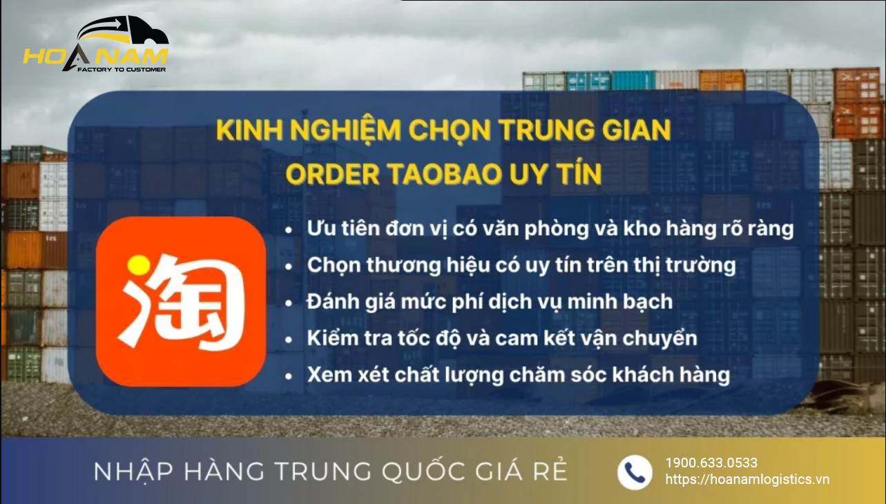 TOP 5 đơn vị order hàng Quảng Châu trên Taobao uy tín